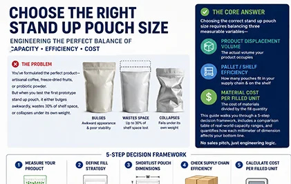 How to Choose the Right Stand Up Pouch Size: A Complete Step-by-Step Guide